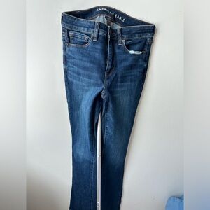 American Eagle High rise skinny kick jeans
